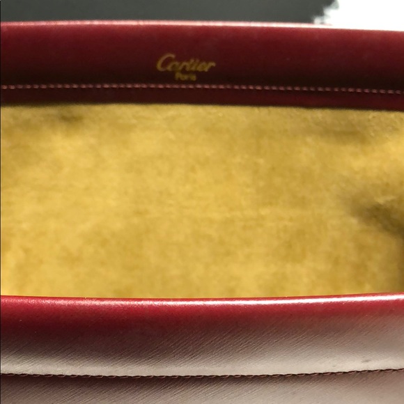Cartier vintage bag w/matching clutch wallet - Picture 6 of 8